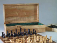 Sycamore Walnut Chessbox