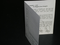 Personalised certificate