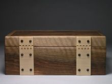 jewellery box in walnut