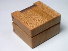 Ring box in lacewood