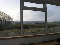 When I'm cleaning windows......